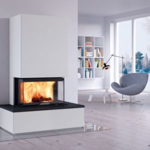 Nordpeis Monaco Ενεργειακό Τζάκι 8 kW Με Πάγκο