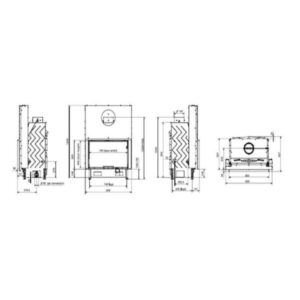 Technical Pantech 100 Evo LD Ενεργειακό Τζάκι 17 kW 1