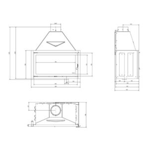 Technical Pantech 95 Classic Ενεργειακό Τζάκι 9 kW 1