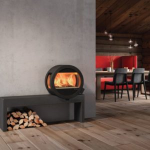 Nordpeis Me Bench With Glass Sides Ενεργειακή Σόμπα 5 8 kW