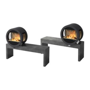 Nordpeis Me Bench With Glass Sides Ενεργειακή Σόμπα 5 8 kW 1