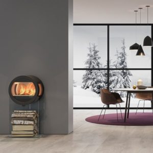 Nordpeis Me Glass With Glass Panels Ενεργειακή Σόμπα 5 8 kW