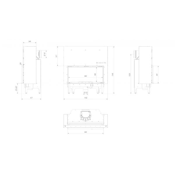 Kratki Nadia 14 G Ecodesign Συρόμενο Ενεργειακό Τζάκι 14 kW 5 Kratki Nadia 14 G Ecodesign Συρόμενο Ενεργειακό Τζάκι 14 kW 5