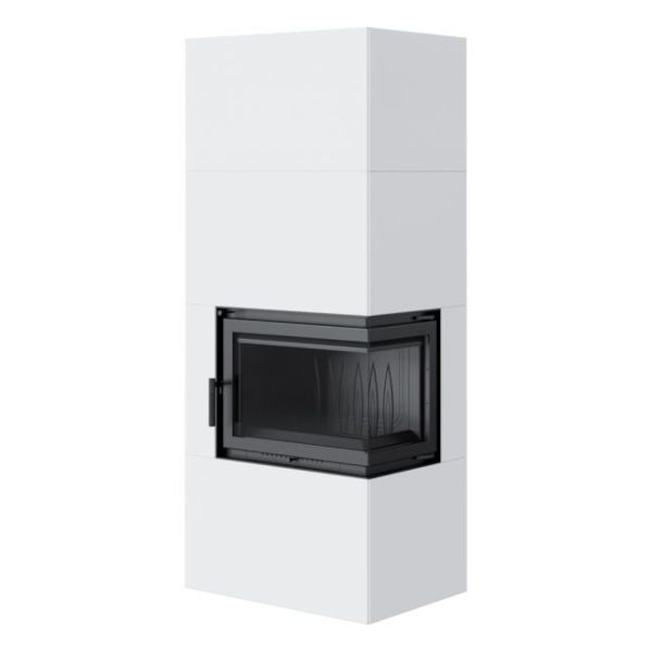 Kratki Simple Box P S Bianco Δεξιά Γωνία Ενεργειακό Τζάκι 8 kW 2 Kratki Simple Box P S Bianco Δεξιά Γωνία Ενεργειακό Τζάκι 8 kW 2