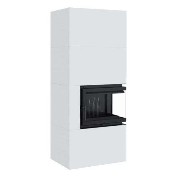 Kratki Simple Box P S Bianco Δεξιά Γωνία Ενεργειακό Τζάκι 8 kW 3 Kratki Simple Box P S Bianco Δεξιά Γωνία Ενεργειακό Τζάκι 8 kW 3
