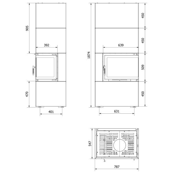 Kratki Simple Box P S Bianco Δεξιά Γωνία Ενεργειακό Τζάκι 8 kW 6 Kratki Simple Box P S Bianco Δεξιά Γωνία Ενεργειακό Τζάκι 8 kW 6