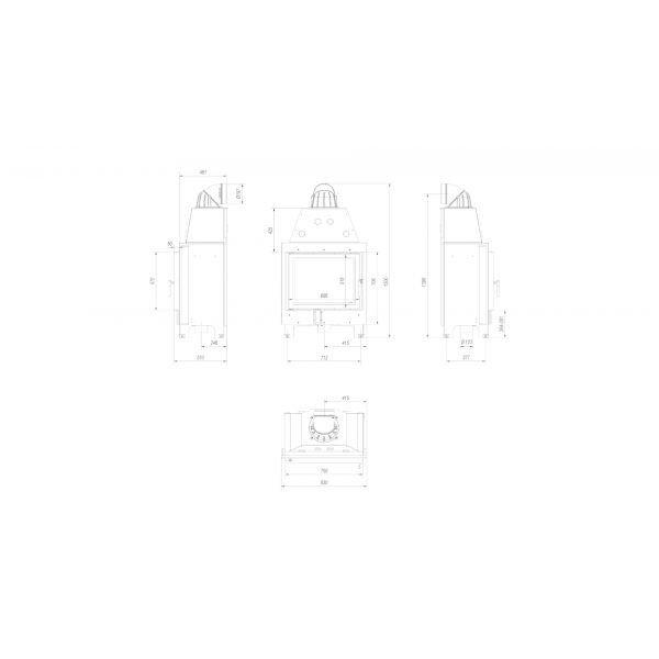 Kratki MBA PF Ανοιγόμενο Ενεργειακό Τζάκι 17 kW 4 Kratki MBA PF Ανοιγόμενο Ενεργειακό Τζάκι 17 kW 4